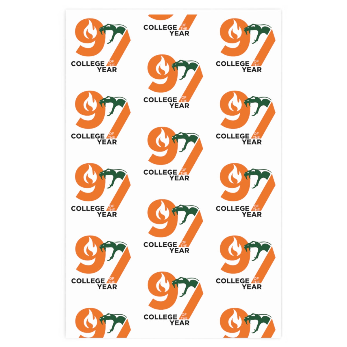 97 College of the Year Wrapping Paper