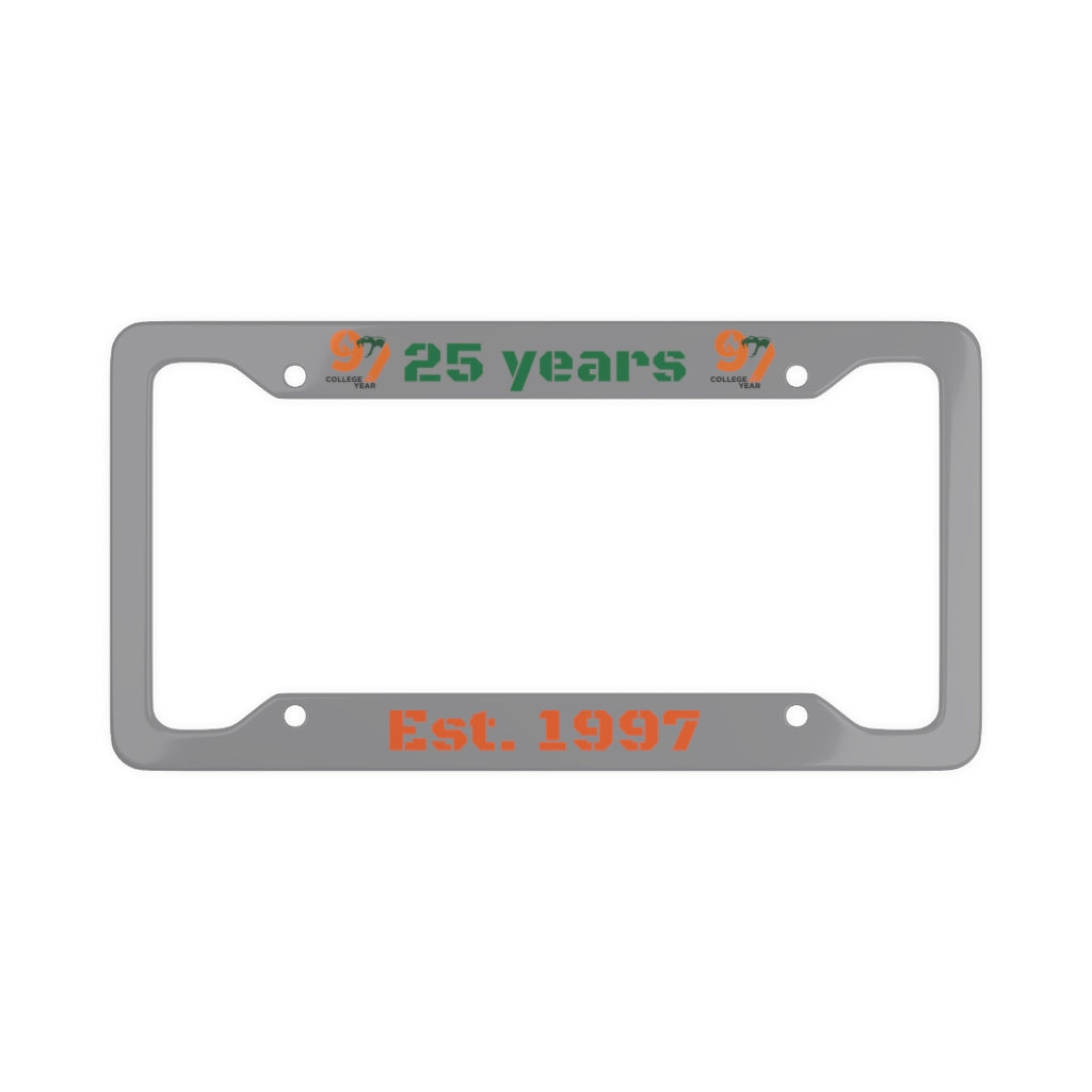 Class of 97 - 25 years - License Plate Frame