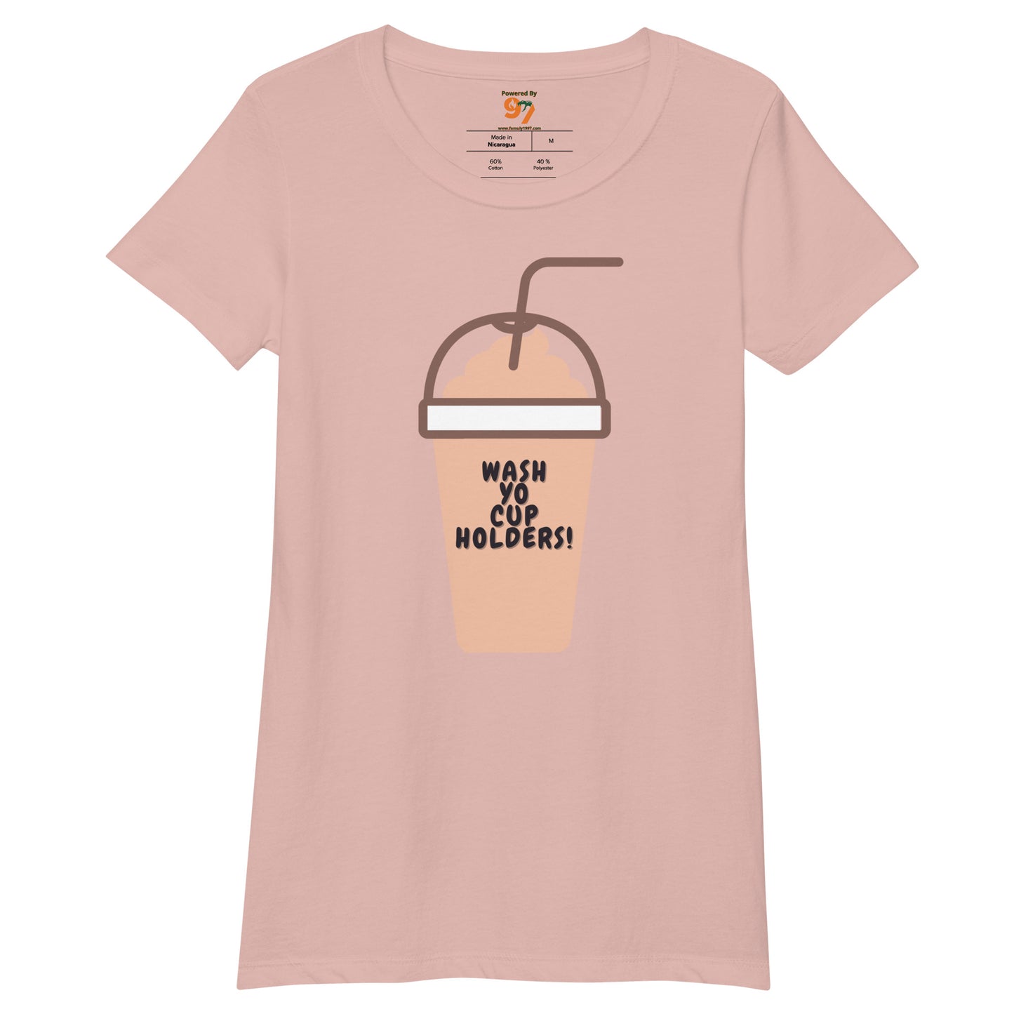 "Wash Yo Cupholders" Women’s fitted t-shirt