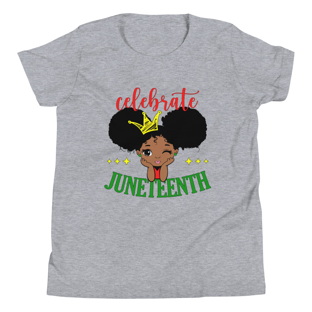 Juneteenth Celebrate Youth Short Sleeve T-Shirt