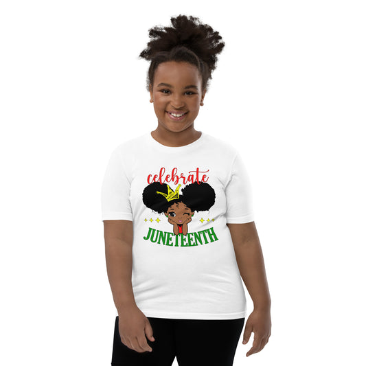 Juneteenth Celebrate Youth Short Sleeve T-Shirt